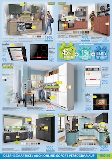 Kochfeld im Trends Prospekt "Happy Birthday! 45 Jahre Trends" mit 8 Seiten (Bochum)