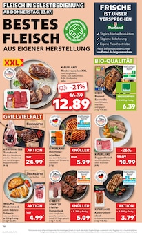 Steak im aktuellen Kaufland Prospekt (Stuttgart) Steak im Kaufland Prospekt "Aktuelle Angebote" mit 62 Seiten (Stuttgart)