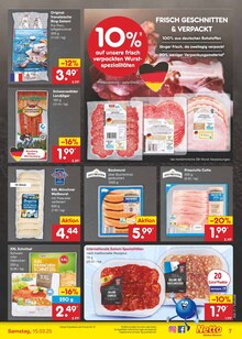 Wurst im Netto Marken-Discount Prospekt "Aktuelle Angebote" mit 56 Seiten (Freiburg (Breisgau))