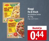 Maggi fix & frisch bei famila Nordost im Dannenberg Prospekt für 0,44 €