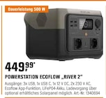 POWERSTATION ECOFLOW „RIVER 2“ Angebote bei OBI Aurich für 449,99 €