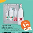 Mineralwasser im Angebot bei tegut in Fürth Mineralwasser Angebote von Rhön Sprudel bei tegut Fürth für 4,44 €