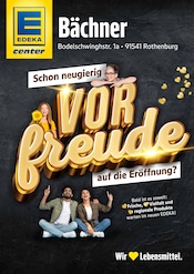 Aktueller E center Supermarkt Prospekt in Steinach und Umgebung, "Wir lieben Lebensmittel!" mit 2 Seiten, 12.05.2026 - 12.05.2026
