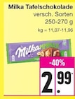 Tafelschokolade im Angebot bei EDEKA in Norderstedt Tafelschokolade Angebote von Milka bei EDEKA Norderstedt für 2,99 €