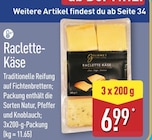 Raclette-Käse bei ALDI Nord im Göhl Prospekt für 6,99 €