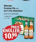 Bitburger Premium Pils oder 0,0% Pils Alkoholfrei im V-Markt Prospekt Bitburger Premium Pils oder 0,0% Pils Alkoholfrei von im aktuellen V-Markt Prospekt für 10,99 €