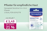 mea - meine apotheke - Sensitive Pflaster Angebot im Prospekt Sensitive Pflaster bei mea - meine apotheke im Prospekt "" für 3,49 €