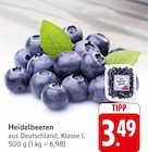 EDEKA - Heidelbeeren Angebot im Prospekt Heidelbeeren bei EDEKA im Prospekt "" für 3,49 €
