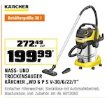 Nass- und Trockensauger Angebote von Kärcher bei OBI Pforzheim für 199,99 €