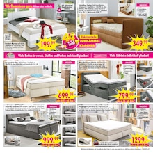 Bett im aktuellen SB Möbel Boss Prospekt (Braunschweig) Bett im SB Möbel Boss Prospekt "UNSERE PREISE DREHEN TOTAL DURCH!" mit 12 Seiten (Braunschweig)