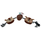 Jouet peluche Écureuil avec corde - Les P'tits Baroudeurs - JMT LE ROYAUME DES ANIMAUX Jouet peluche Écureuil avec corde - Les P'tits Baroudeurs à 6,80 € dans le catalogue JMT LE ROYAUME DES ANIMAUX