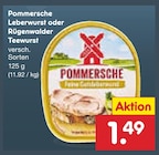 Pommersche Leberwurst oder Rügenwalder Teewurst von  im aktuellen Netto Marken-Discount Prospekt für 1,49 €