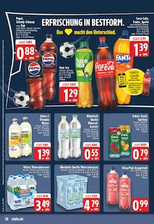 Cola im EDEKA Prospekt "Aktuelle Angebote" mit 28 Seiten (Lippstadt)