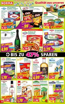 Würstchen im Norma Prospekt "Mehr fürs Geld" mit 15 Seiten (Dortmund)