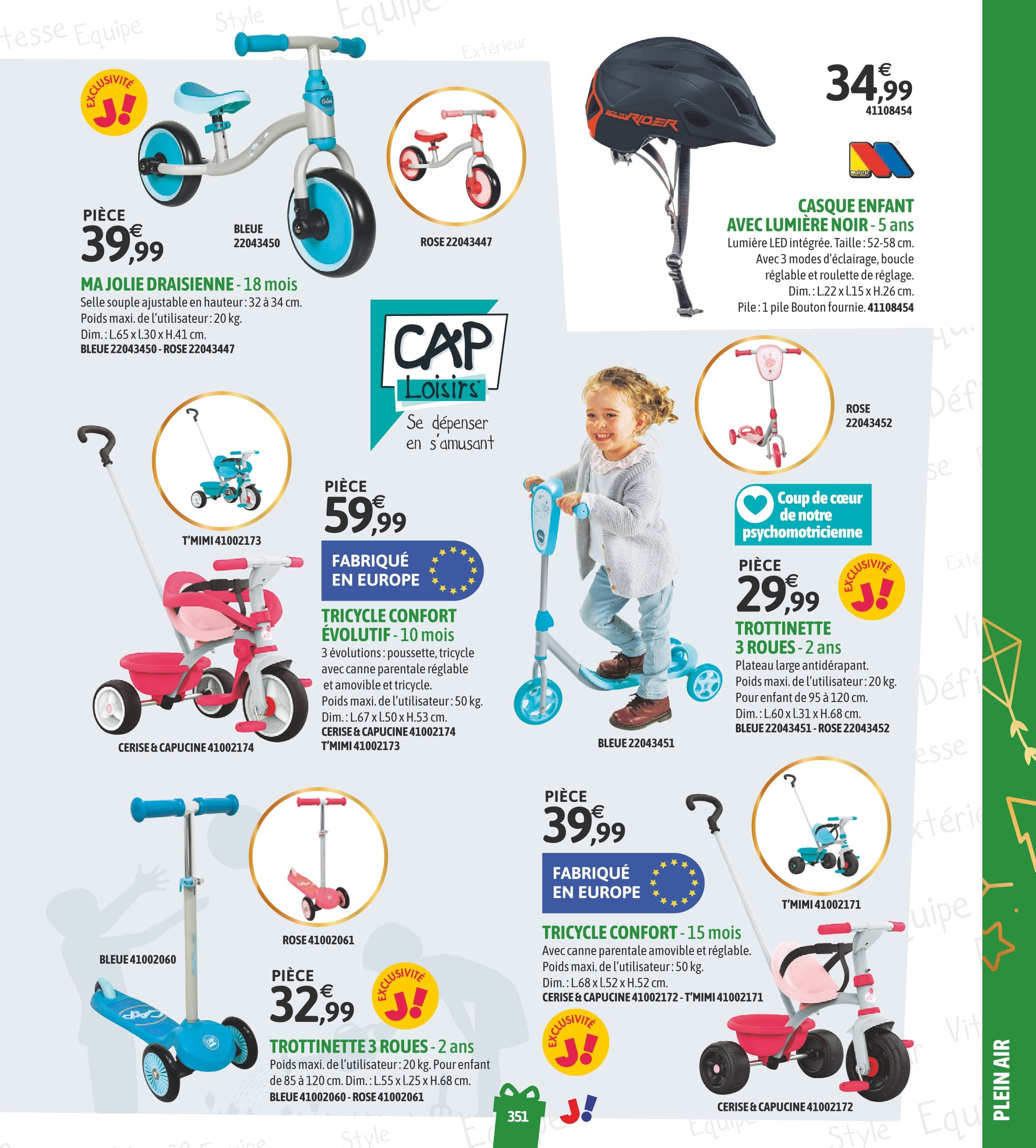 Vélos pour enfant de 3 à 6 ans pas cher à prix Auchan