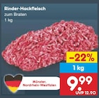 Aktuelles Rinder-Hackfleisch Angebot bei Netto Marken-Discount in Wuppertal ab 9,99 €
