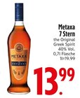 Metaxa 7 Stern Angebote bei EDEKA Regensburg für 13,99 €