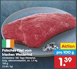 Aktuelle Rindfleisch Angebote bei Netto Marken-Discount in Kiel Aktuelles Falsches Filet vom Irischen Weiderind Angebot bei Netto Marken-Discount in Kiel ab 1,39 €