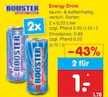 Aktuelles Energy Drink Angebot bei Netto Marken-Discount in Wismar ab 1,00 €
