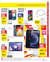 IPhone Angebote im Prospekt "SOLDES" von Carrefour auf Seite 19