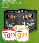 Pilsner Angebote von Radeberger bei GLOBUS Krefeld für 9,99 €
