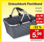 Einkaufskorb Flechtband im Angebot bei Zimmermann in Hannover Einkaufskorb Flechtband Angebote bei Zimmermann Hannover für 5,99 €