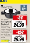 Kochtopf mit Glasdeckel Angebote von MASTERPRO bei Lidl Kassel für 24,99 €