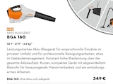 STIHL Aschersleben - Akku-Blasgerät BGA 160 Angebot im Prospekt Akku-Blasgerät BGA 160 bei STIHL im Aschersleben Prospekt für 349,00 €
