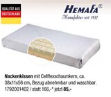 Nackenkissen im Angebot bei Opti-Wohnwelt in Suhl Nackenkissen Angebote von HemaFa bei Opti-Wohnwelt Suhl für 85,00 €