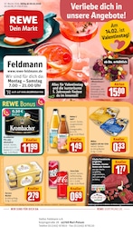 REWE Prospekt "Dein Markt" für Gelsenkirchen, 30 Seiten, 09.02.2026 - 14.02.2026