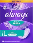 dm-drogerie markt Graben-Neudorf - Slipeinlagen Daily Fresh Long ohne Duft, Big Pack Angebot im Prospekt Slipeinlagen Daily Fresh Long ohne Duft, Big Pack bei dm-drogerie markt im Graben-Neudorf Prospekt für 2,95 €