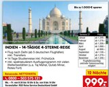 Aktuelle Reis Angebote bei Netto Marken-Discount in Bonn Aktuelles INDIEN – 14-TÄGIGE 4-STERNE-REISE Angebot bei Netto Marken-Discount in Bonn ab 999,00 €