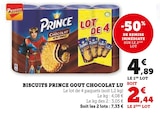 Promo Biscuits Prince Gout Chocolat à 2,44 € dans le catalogue Super U à Valdahon