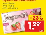 Schokolade im Angebot bei Netto Marken-Discount in Buchholz Schokolade Angebote von Yogurette bei Netto Marken-Discount Buchholz für 1,29 €