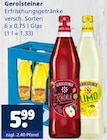 Erfrischungsgetränke im Angebot bei Getränkewelt in Coesfeld Erfrischungsgetränke Angebote von Gerolsteiner bei Getränkewelt Coesfeld für 5,99 €