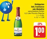 Aktuelles Sekt, Fruchtsecco oder Alkoholfrei Angebot bei nah und gut in Fürth ab 1,00 €