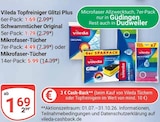 Topfreiniger Glitzi Plus im Angebot bei GLOBUS in Saarbrücken Topfreiniger Glitzi Plus Angebote von Vileda bei GLOBUS Saarbrücken für 1,69 €