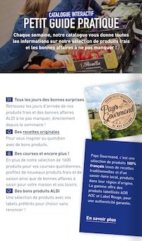 Prospectus Aldi de la semaine "LE BON GOÛT DU 100% LOCAL" avec 2 pages, valide du 23/04/2024 au 29/04/2024 pour Toulouse et alentours