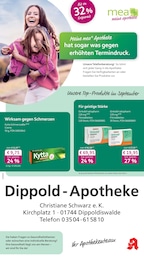 Apotheken Prospekt von mea - meine apotheke in Dippoldiswalde Aktueller mea - meine apotheke Apotheken Prospekt für Dippoldiswalde: Unsere September-Angebote mit 4} Seiten, 01.09.2026 - 30.09.2026