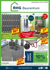 RHG Baucentrum Stollberg Prospekt der aktuellen Woche, gültig von 10.05.2025 bis 17.05.2025 Aktueller RHG Baucentrum Stollberg Prospekt "Gratis Bierfass und 10% auf Ihren Einkauf." mit 8 Seiten
