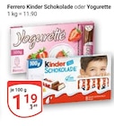 Aktuelles Kinder Schokolade Angebot bei GLOBUS in Duisburg ab 1,19 €