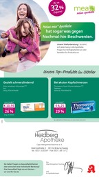 mea - meine apotheke Prospekt für Braunschweig: "Unsere Oktober-Angebote", 4 Seiten, 01.10.2025 - 31.10.2025