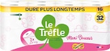 Papier toilette Maxi douceur - LE TRÈFLE dans le catalogue Carrefour