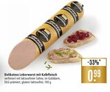 Delikatess Leberwurst mit Kalbfleisch Angebote von Unsere Hausmarke bei Marktkauf Heilbronn für 0,99 €