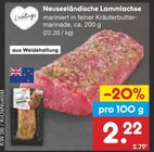 Neuseeländische Lammlachse Angebote von Lamb bei Netto Marken-Discount Pirmasens für 2,22 €