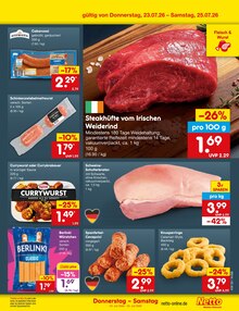 Braten im aktuellen Netto Marken-Discount Prospekt (Mönchengladbach) Braten im Netto Marken-Discount Prospekt "Aktuelle Angebote" mit 73 Seiten (Mönchengladbach)