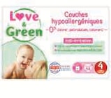 Couches hypoallergéniques - LOVE & GREEN en promo chez Super U Creil à 4,95 €