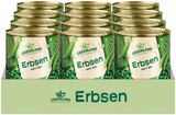 Gemuesekonserven im Penny Prospekt Erbsen von GREENLAND im aktuellen Penny Prospekt für 8,90 €