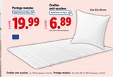 Oreiller anti-acariens en promo chez Lidl Oreiller anti-acariens dans le catalogue Lidl