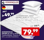 Aktuelle Kissen Angebote bei porta Möbel in Bielefeld Aktuelles 3-KAMMERKISSEN „SWEET DREAMS“ oder SOMMERDECKE Angebot bei porta Möbel in Bielefeld ab 49,99 €